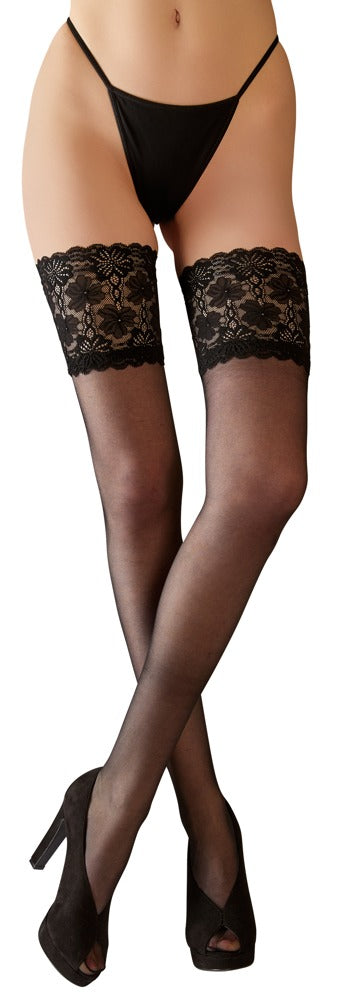 Cottelli halterlose Strümpfe mit 15 cm Spitzenabschluss