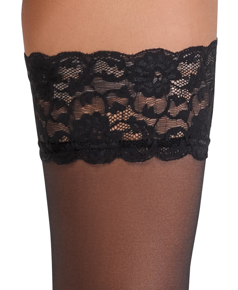 Cottelli halterlose Strümpfe mit 9 cm Spitzenabschluss, 20 den
