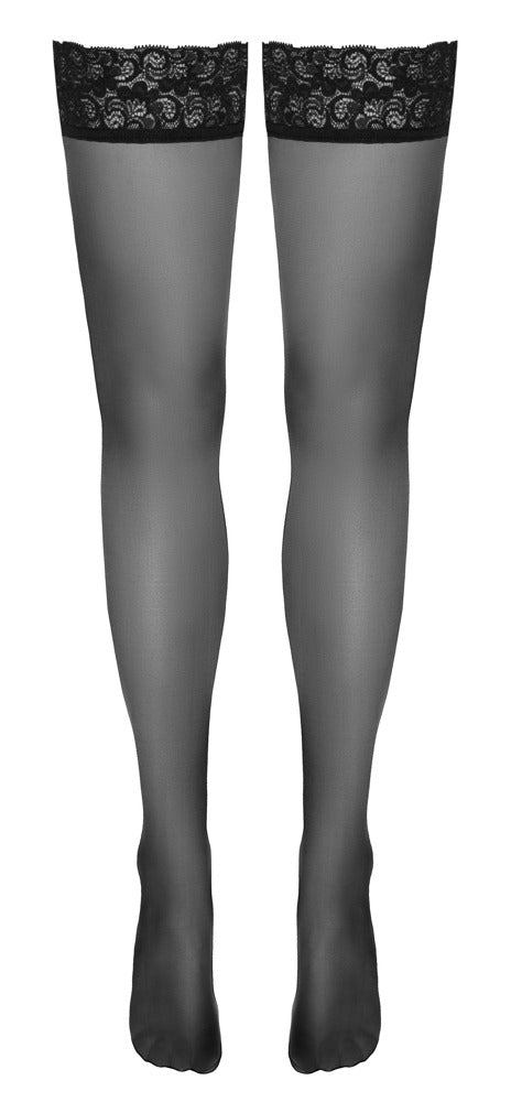 Cottelli halterlose Strümpfe mit 6 cm Spitzenabschluss, 20 den