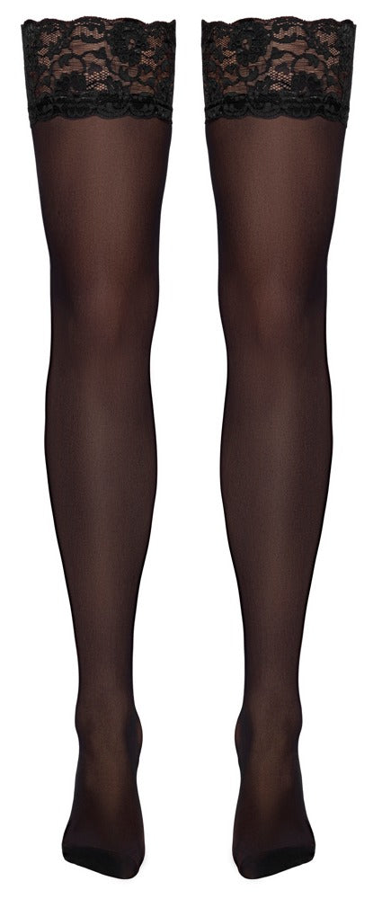 Cottelli Strapsstrümpfe mit 9 cm Spitzenabschluss, 20 den