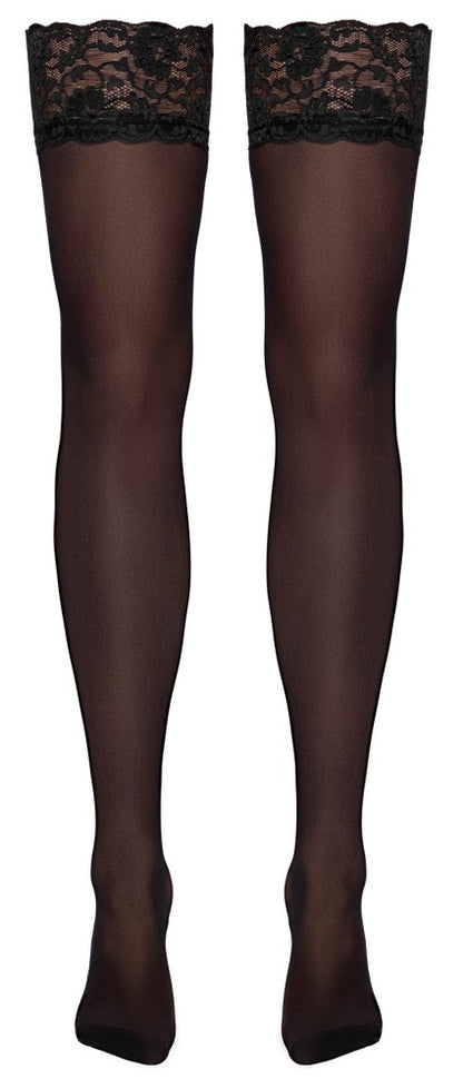 Cottelli Strapsstrümpfe mit 9 cm Spitzenabschluss, 20 den