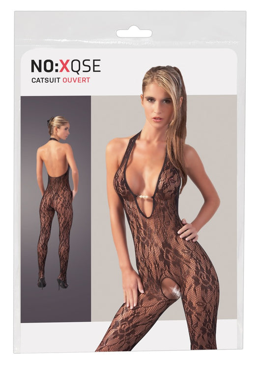 NO:XQSE Catsuit Schwarz S/M