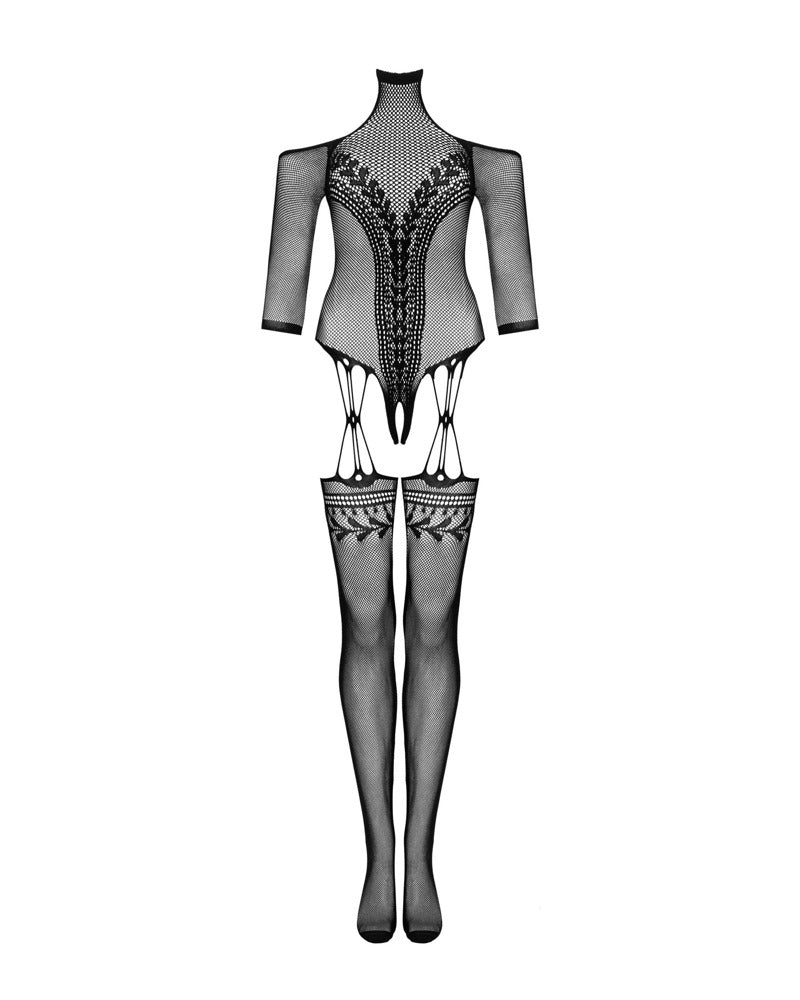 OBSESSIVE Netz-Catsuit, elastisch