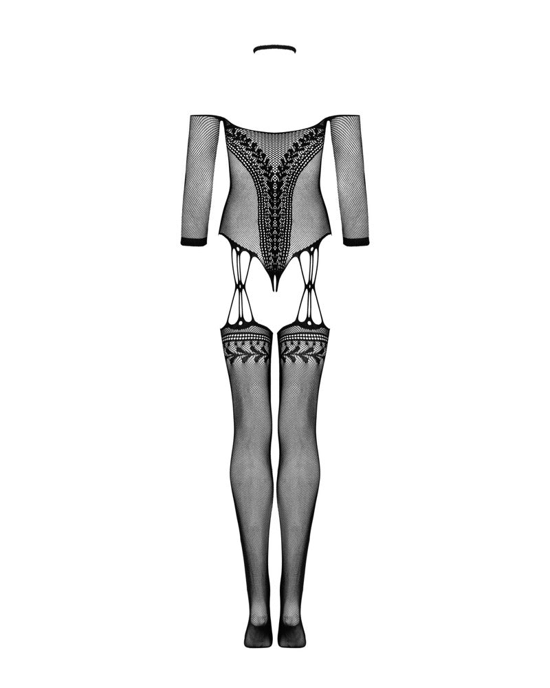 OBSESSIVE Netz-Catsuit, elastisch