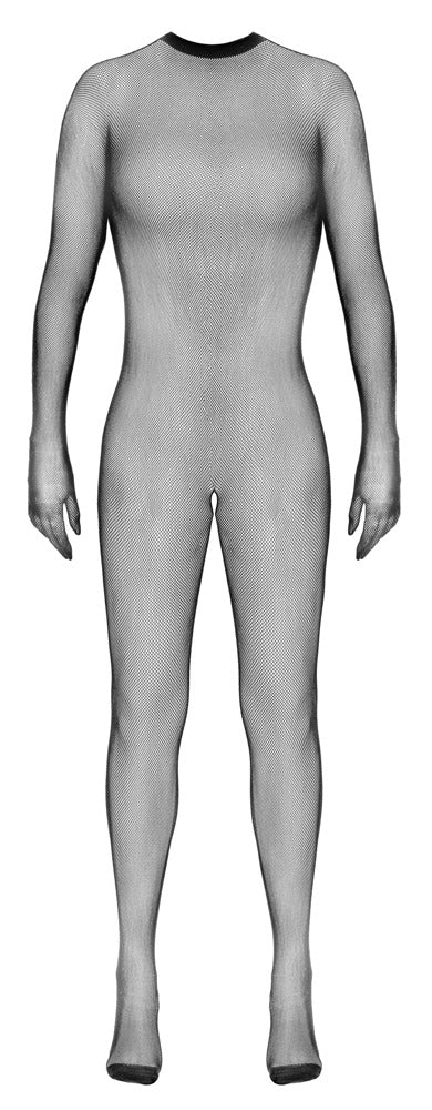 Fantasy Netz-Catsuit mit Handschuhen und Füßen, ouvert