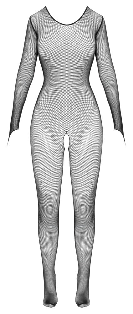 Fantasy Netz-Catsuit mit Fingerschlaufen, ouvert