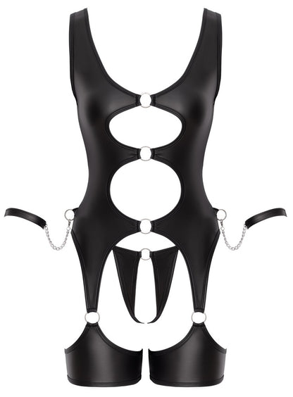 Cottelli Bondage-Strapshemd-Set mit Schenkel-Harness