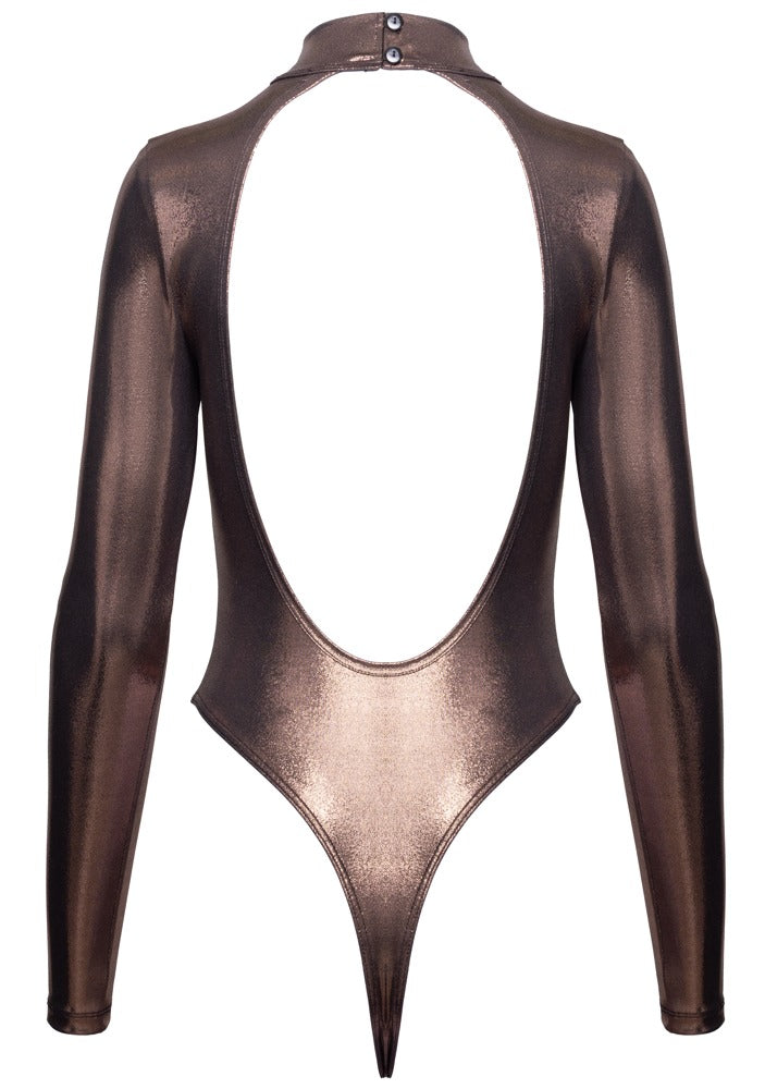 Cottelli Langarm-Riobody im Roségold-Glamour-Look