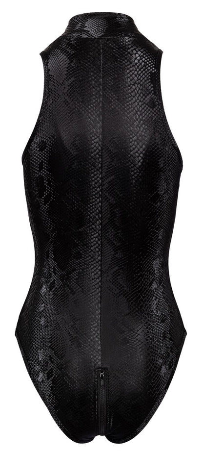 Cottelli Body in Schlangen-Optik mit 2-Wege-Zip
