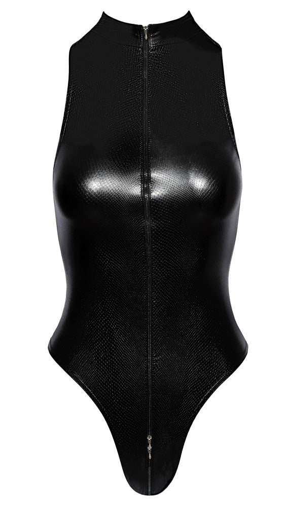 NOIR Wetlook-Body in Schlangenhaut-Optik