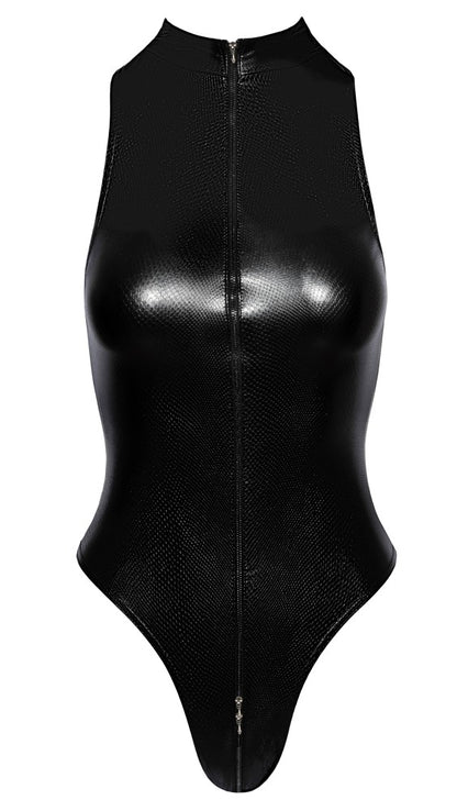 NOIR Wetlook-Body in Schlangenhaut-Optik