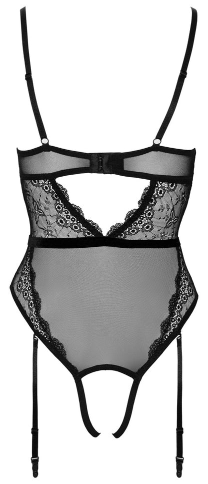 COTTELLI Stringbody mit Perlenkette und Strapsen