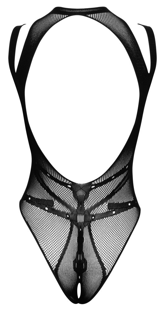 Fantasy nahtloser Netz-Body in Bondage-Bänder-Optik