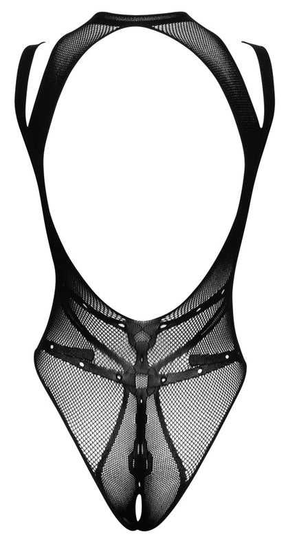 Fantasy nahtloser Netz-Body in Bondage-Bänder-Optik