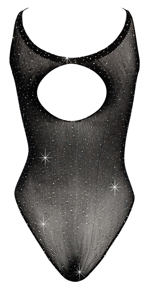 Fantasy Body mit Allover-Strassbesatz und Ranken-Optik