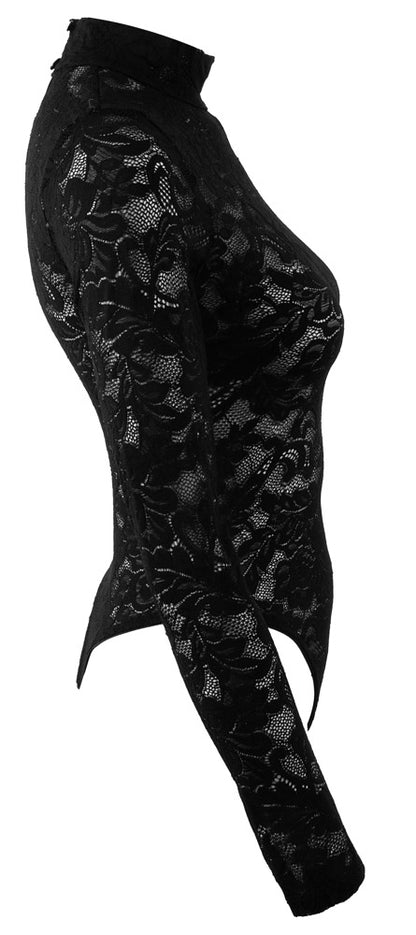 COTTELLI Spitzen-Riobody mit Stehkragen