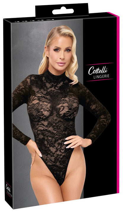 COTTELLI Spitzen-Riobody mit Stehkragen