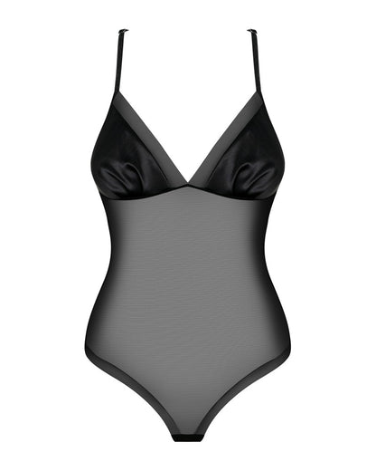 OBSESSIVE Spitzen-Body, schwarz