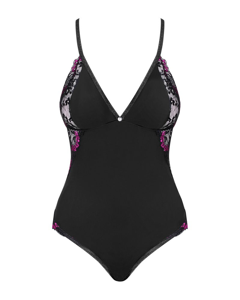 OBSESSIVE Body aus Spitze, schwarz