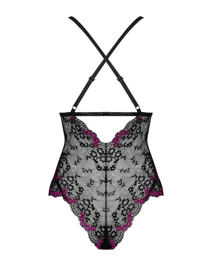 OBSESSIVE Body aus Spitze, schwarz
