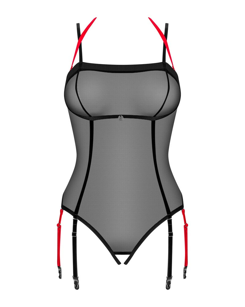 OBSESSIVE Stringbody, semitransparent, ouvert