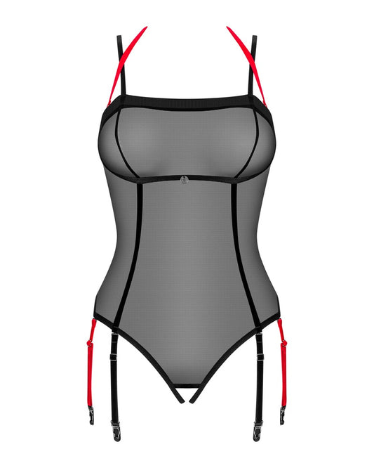 OBSESSIVE Stringbody, semitransparent, ouvert