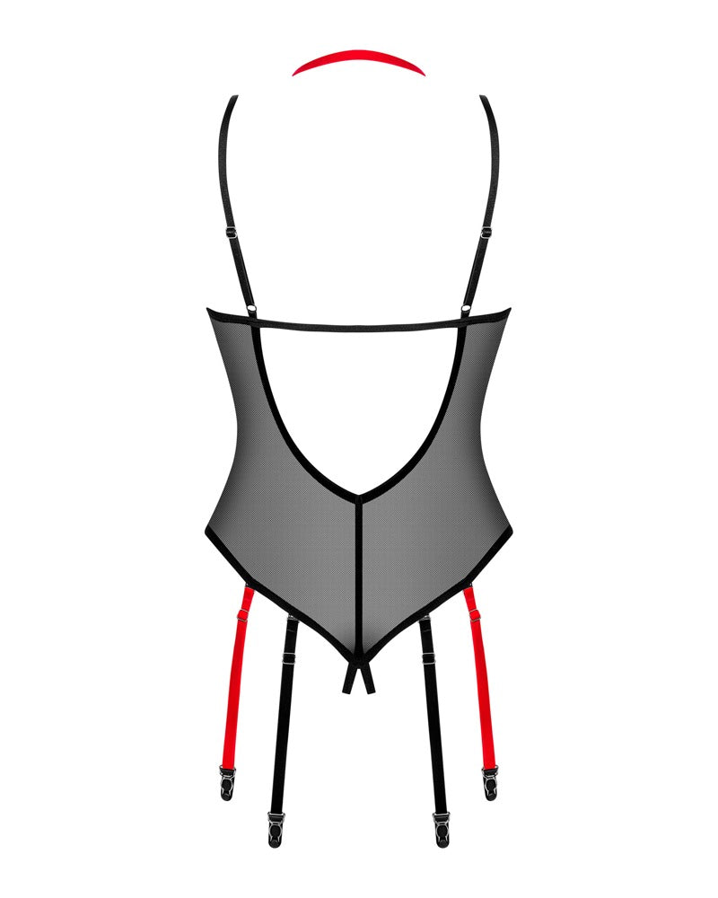 OBSESSIVE Stringbody, semitransparent, ouvert
