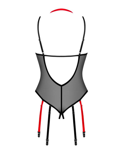 OBSESSIVE Stringbody, semitransparent, ouvert