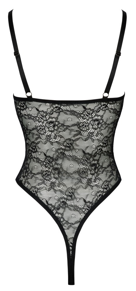 COTTELLI Stringbody ouvert aus Blütenspitze