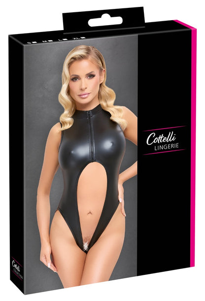 COTTELLI Ouvert-Body mit Reißverschluss