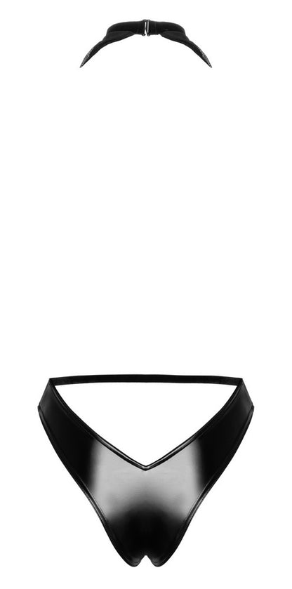 NOIR Wetlook-Neckholder-Body mit Perlenkette