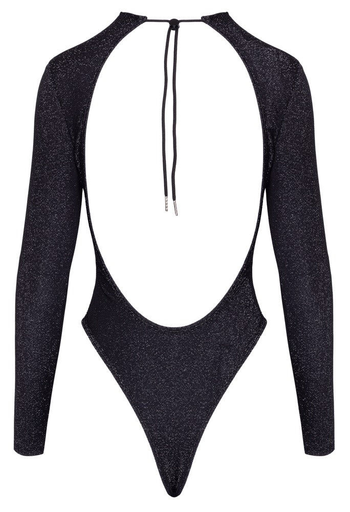 Cottelli Langarm-Riobody mit Silberglitzer