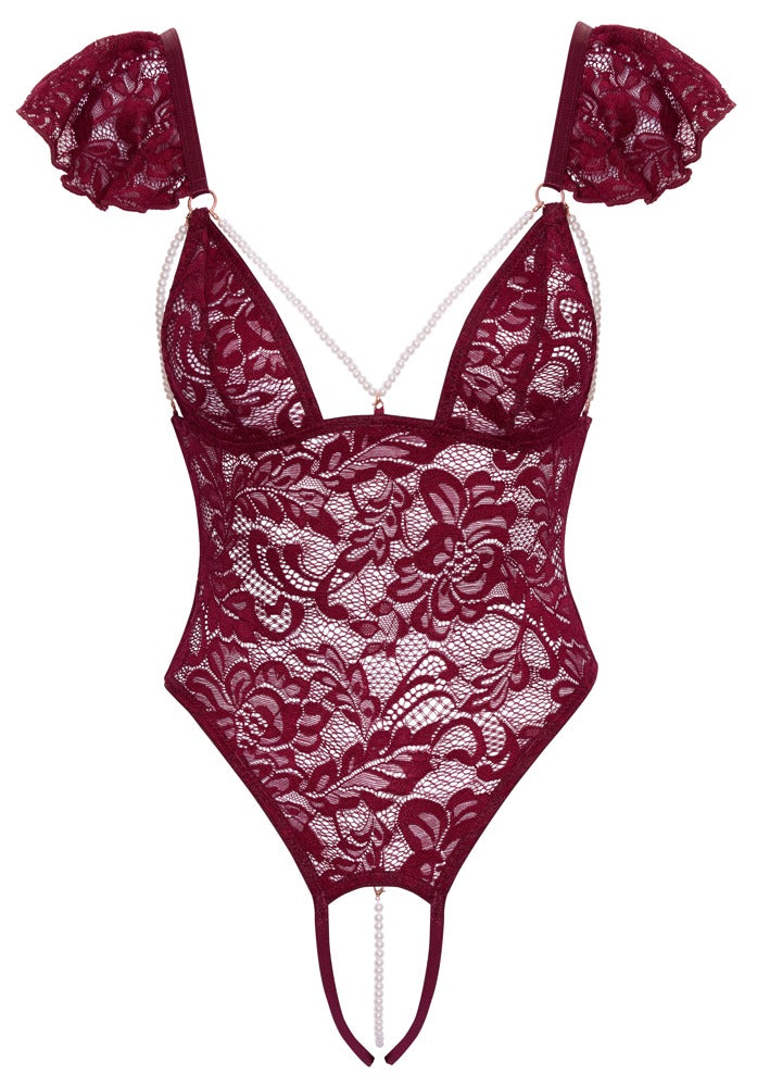 COTTELLI Stringbody mit Schulterspitze, Rot