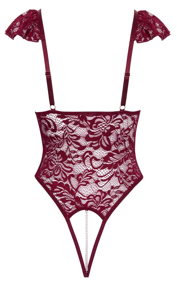 COTTELLI Stringbody mit Schulterspitze, Rot