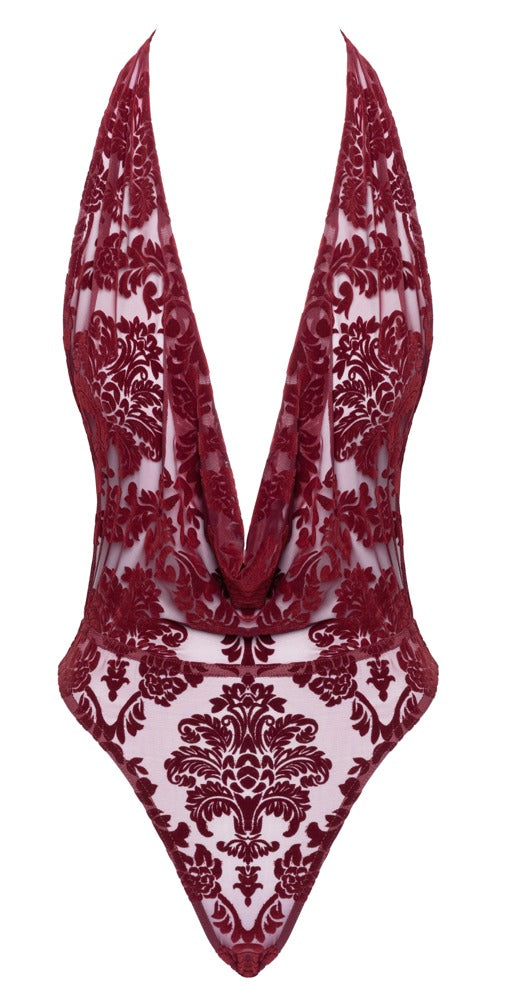 NOIR Neckholder-Body in Burgund