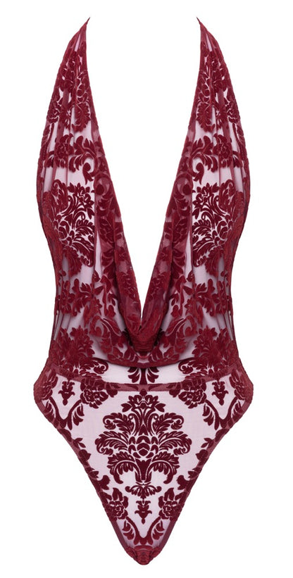 NOIR Neckholder-Body in Burgund