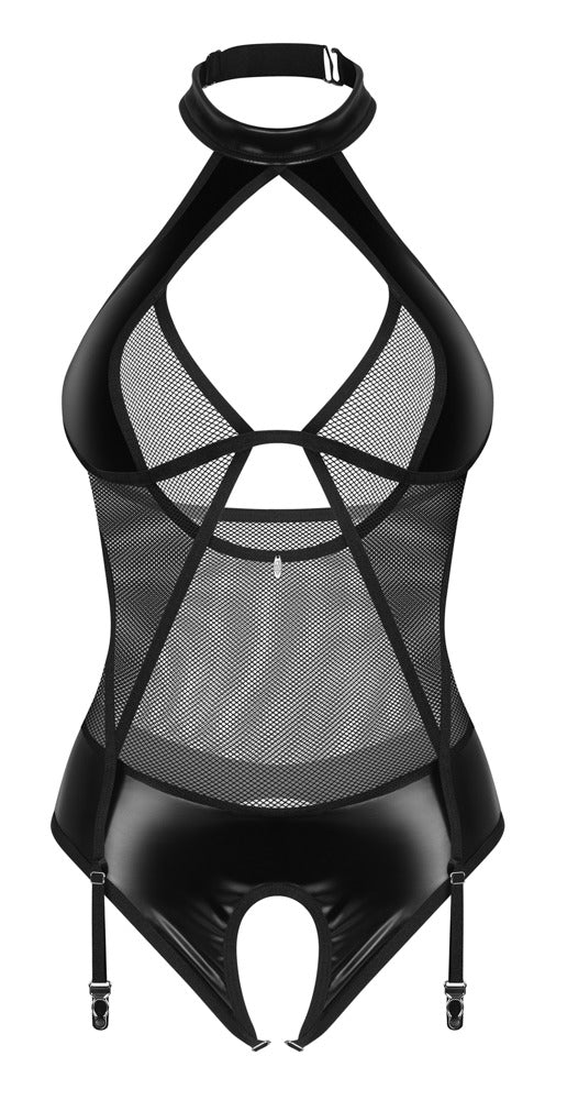 OBSESSIVE Straps-Body ouvert, Wetlook & Netz
