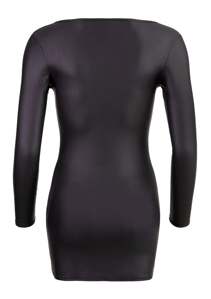 Cottelli Langarm-Kleid mit Glitzer-Zip