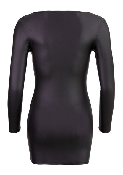 Cottelli Langarm-Kleid mit Glitzer-Zip