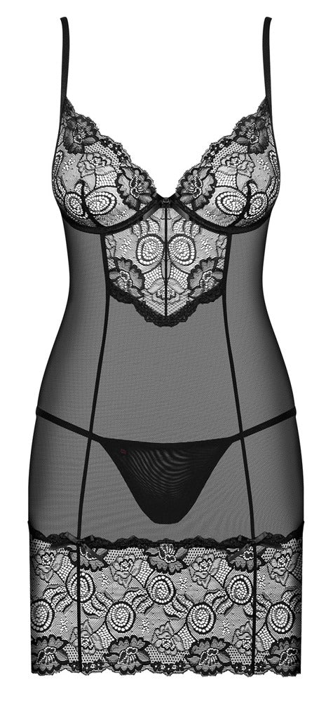 OBSESSIVE Dessouskleid mit String