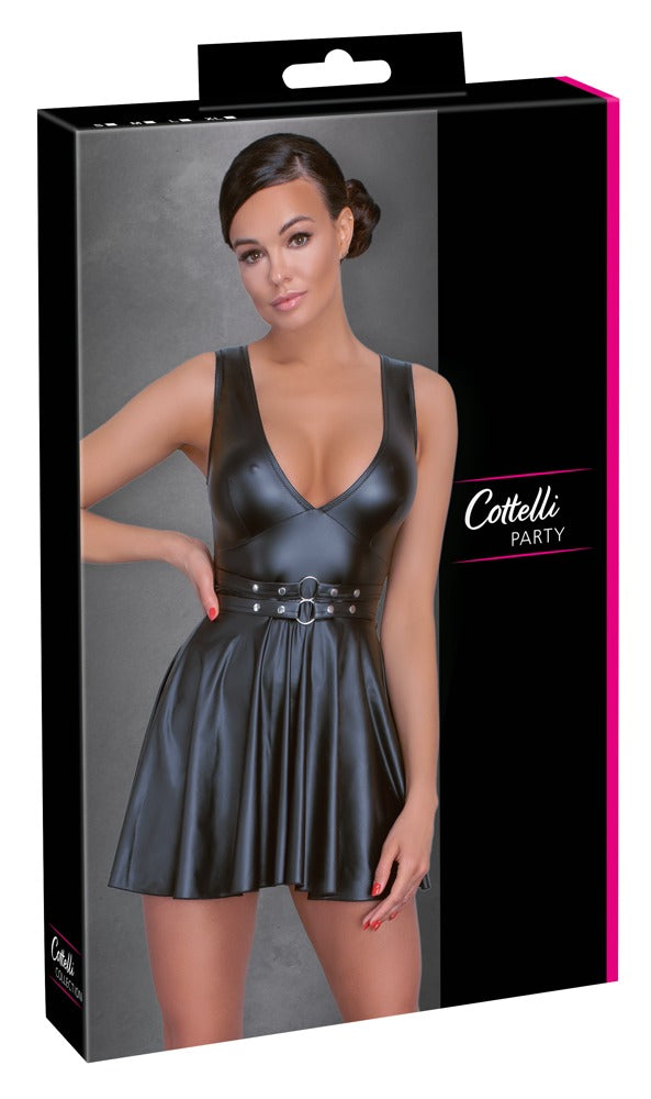 Cottelli Kleid im Mattlook mit ausgestelltem Rock