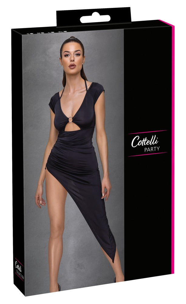 Cottelli Langes Kleid mit asymmetrischem Rock