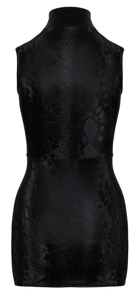 Cottelli Kleid in Schlangen-Optik mit durchgehendem Zip