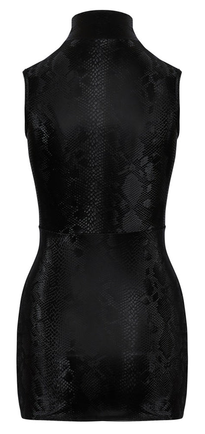 Cottelli Kleid in Schlangen-Optik mit durchgehendem Zip