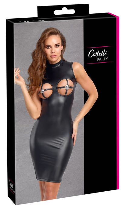 Cottelli Kleid mit Cup-Öffnungen und Nippel-Covers