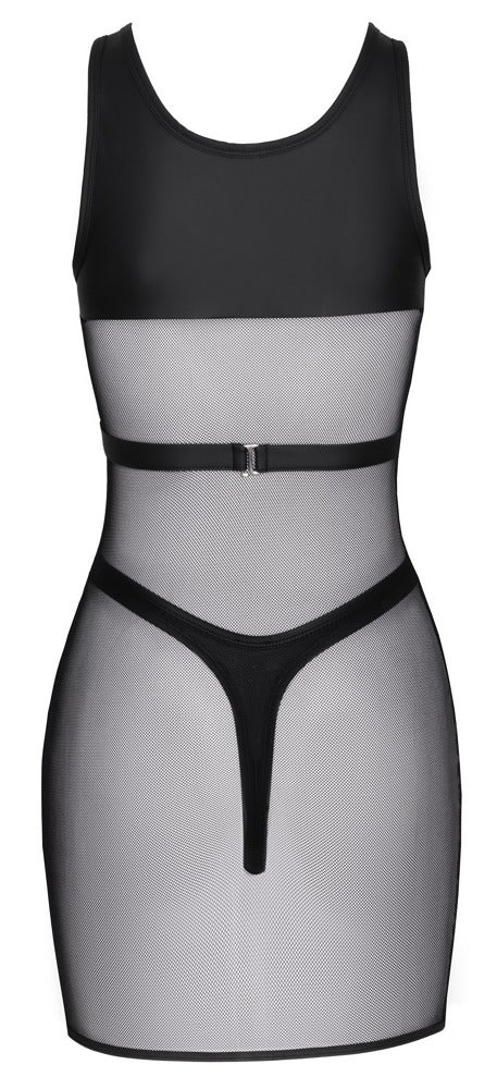 Cottelli Netz-Minikleid mit Brustharness und String