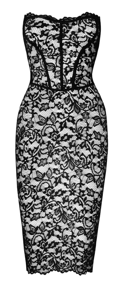 NOIR Spitzen-Tubekleid, knielang