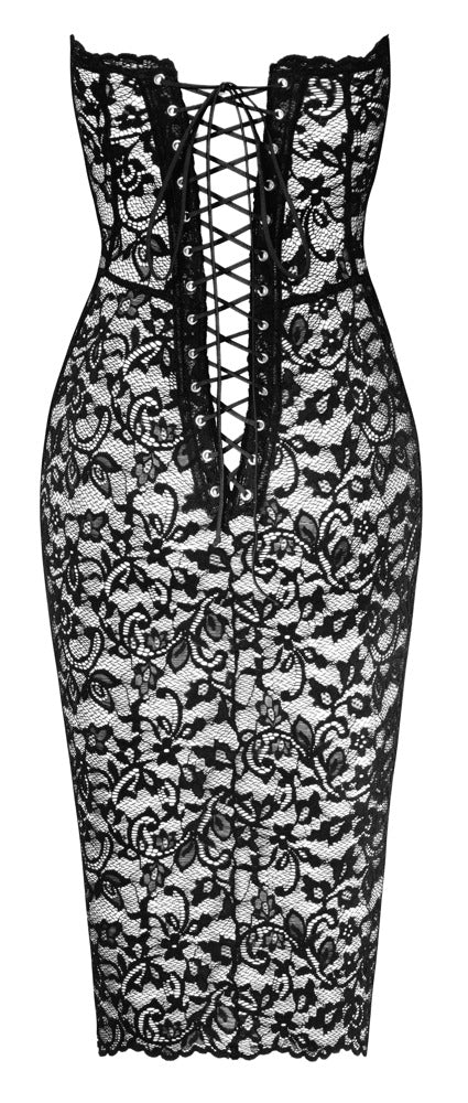 NOIR Spitzen-Tubekleid, knielang