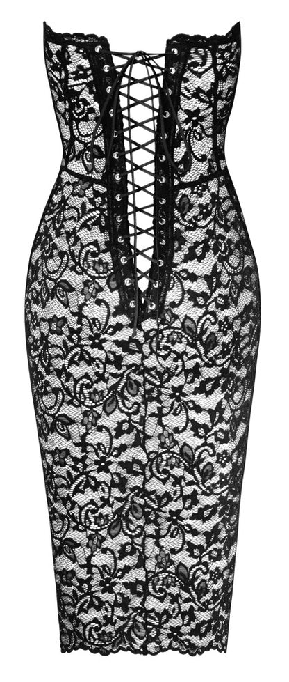 NOIR Spitzen-Tubekleid, knielang