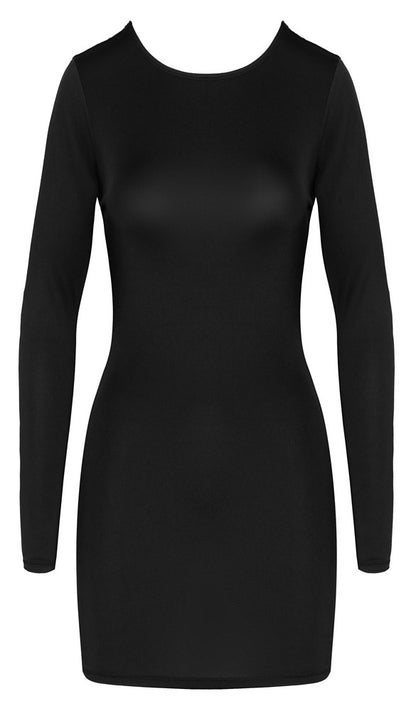 Cottelli Langarm-Minikleid mit tiefem Rückenausschnitt